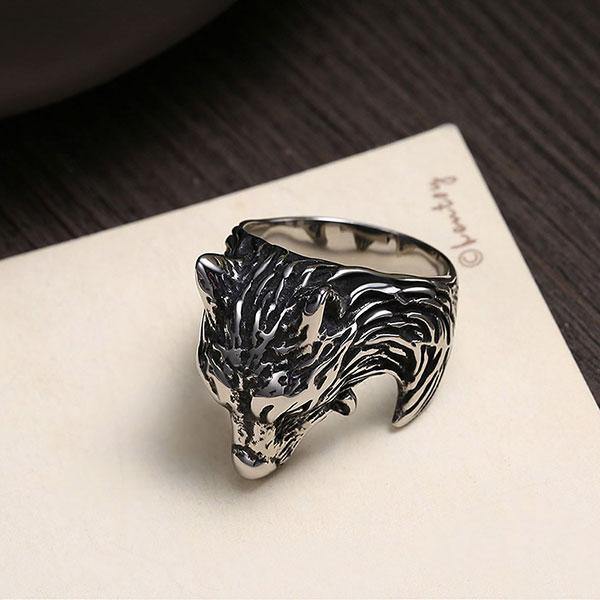Vintage Wolf Ring Wolf-Horde