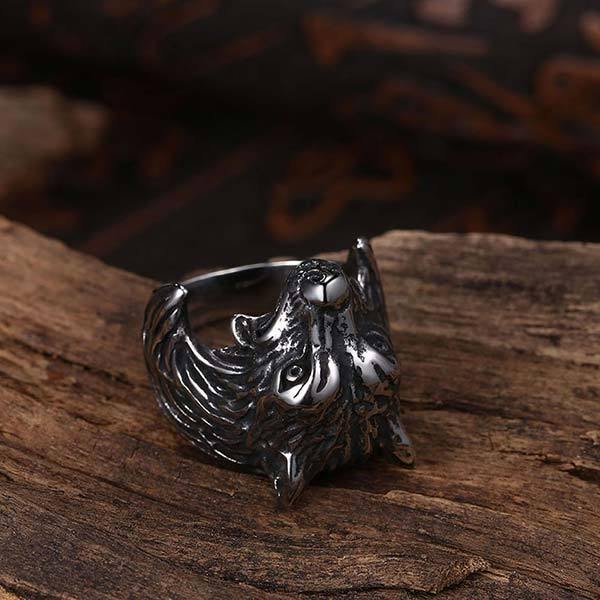 Vintage Wolf Ring | Wolf-Horde-57 mm-