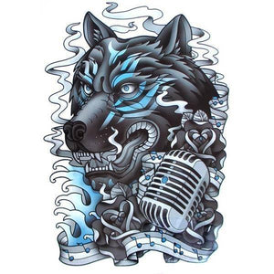 Vintage Wolf Tattoo | Wolf-Horde-