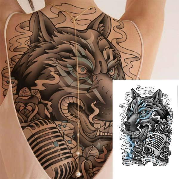 Vintage Wolf Tattoo | Wolf-Horde-