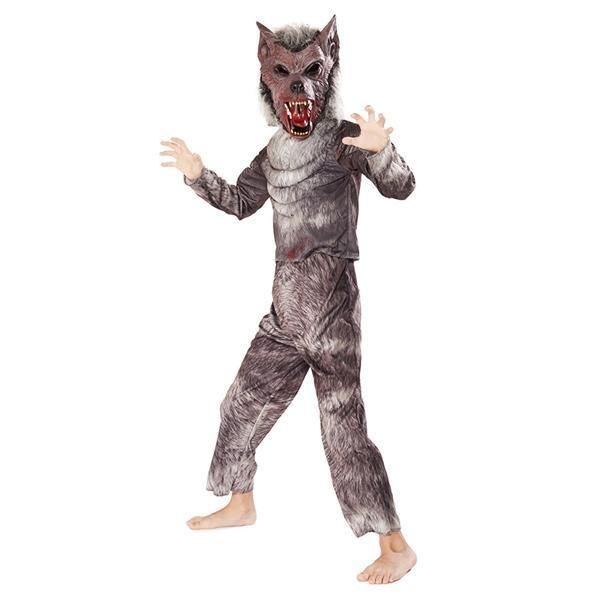 Werewolf Halloween Costume Child | Wolf-Horde-S - 5 to 7 years-