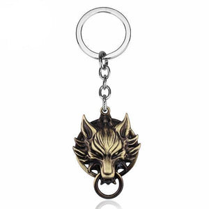 Werewolf Keychain | Wolf-Horde-Bronze-