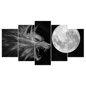 Werewolf Painting | Wolf-Horde-Small-