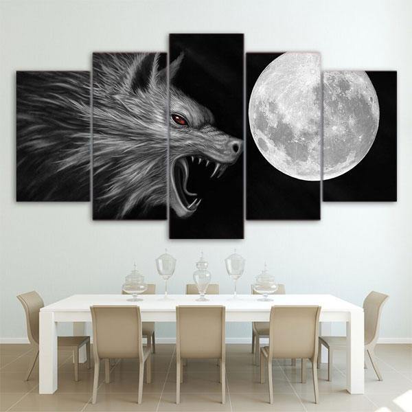 Werewolf Painting | Wolf-Horde-Small-