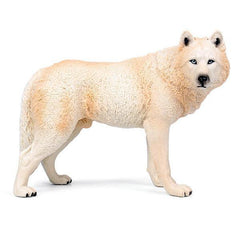 White Wolf Plastic Figurine | Wolf-Horde-White-