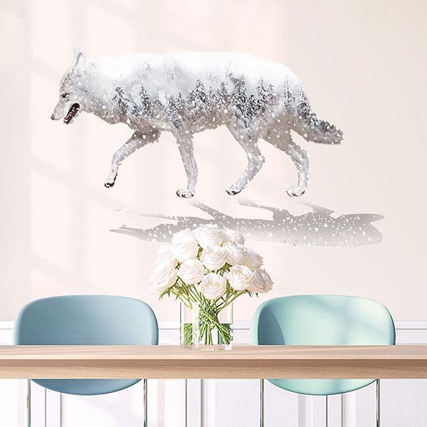 White Wolf Sticker | Wolf-Horde-wolf Stickers-