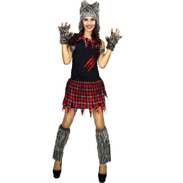 Wild Wolf Woman Costume | Wolf-Horde-Female wolf-