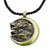 Wolf and Raven Pendant | Wolf-Horde-Bronze-