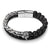 Wolf Bead Bracelet | Wolf-Horde-Beads + Braided Leather-