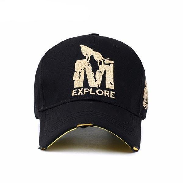 Wolf cap : original design | Wolf-Horde-Blue-