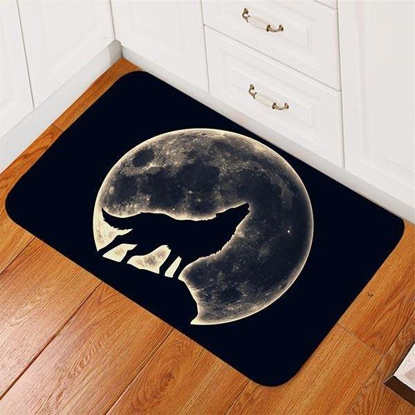  Wolf Rug 3x4 Area Rug Dream Catcher Rugs for Entryway