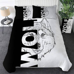 Wolf Duvet Cover Set | Wolf-Horde-Simple (172x218)-