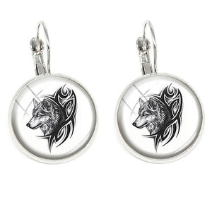 Wolf Earrings for Men | Wolf-Horde-Alpha-