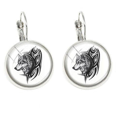 Wolf Earrings for Men | Wolf-Horde-Alpha-