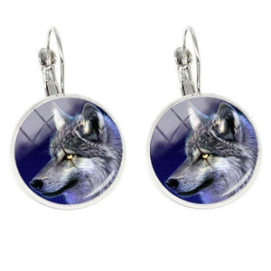 Wolf Earrings for Men | Wolf-Horde-Hunter dreams-
