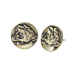 Wolf Earrings Men | Wolf-Horde-Golden-