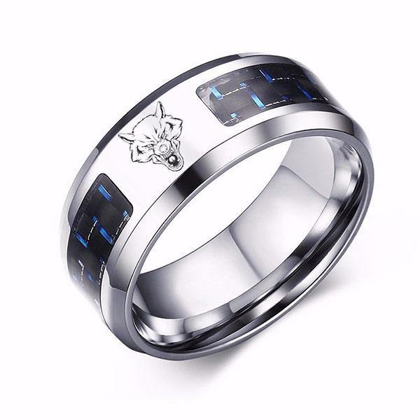 Wolf Engraved Ring | Wolf-Horde-54 mm-