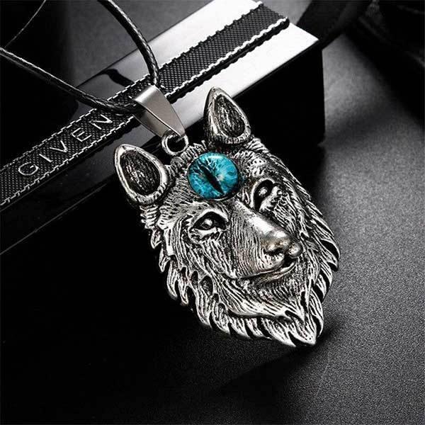 Wolf Eye Pendant | Wolf-Horde-blue eye-