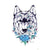 Wolf Flower Tattoo Design | Wolf-Horde-