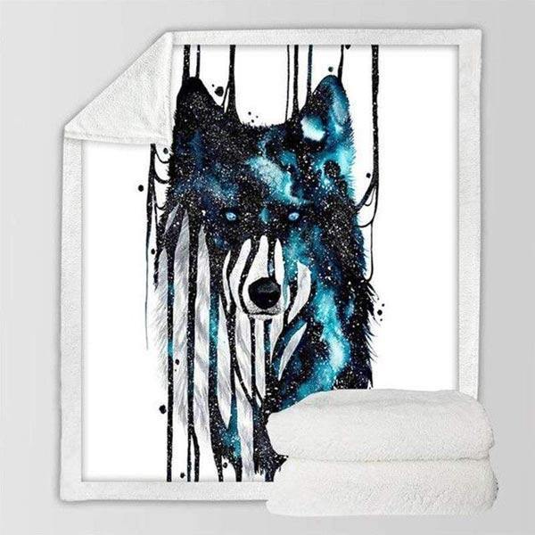 Galaxy wolf online blanket