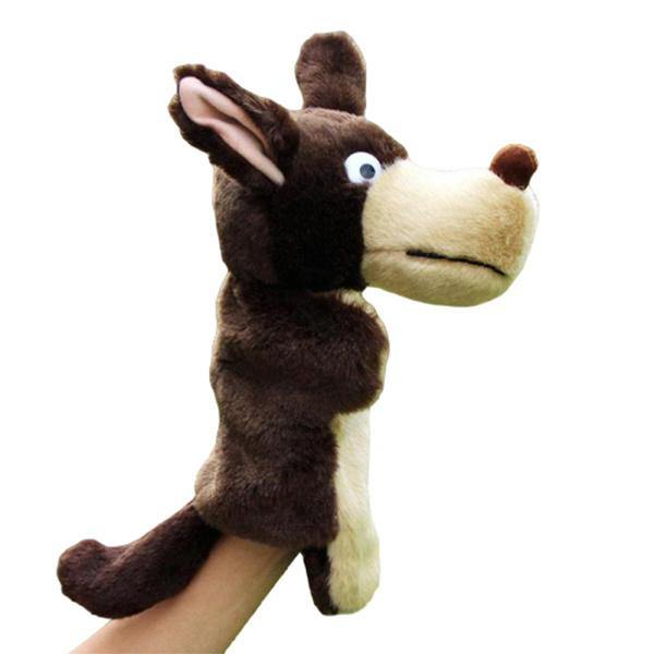 Wolf Hand Puppet | Wolf-Horde-Brown-