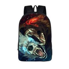 Wolf Head Backpack | Wolf-Horde brutal fight