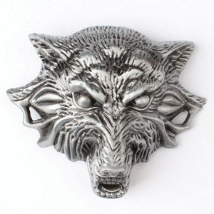 Wolf head belt buckle | Wolf-Horde-Fierce-