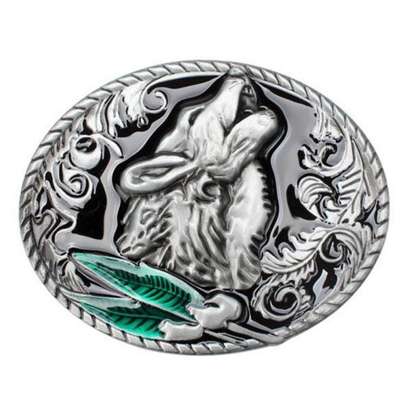 Wolf head belt buckle | Wolf-Horde-howling-