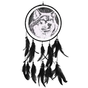 Wolf Head Dream Catcher | Wolf-Horde-