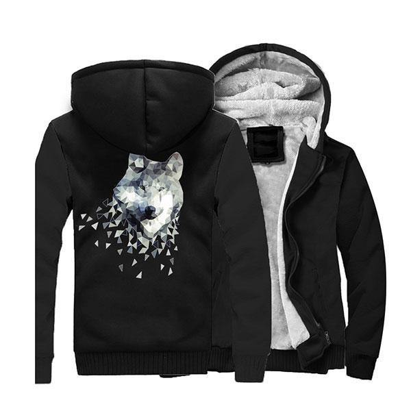 Wolf Head Jacket | Wolf-Horde Black