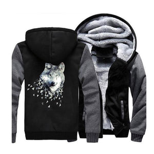 Wolf Head Jacket | Wolf-Horde Dark Gray Black