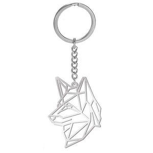 Wolf Head Keychain | Wolf-Horde-Alpha-