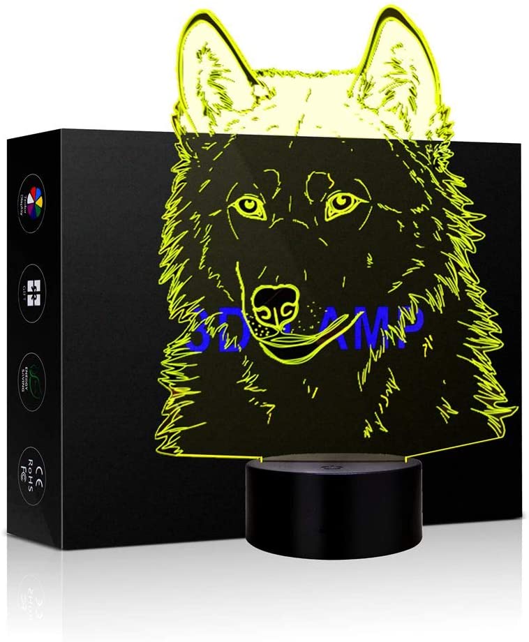 Wolf Head Lamp | Wolf-Horde head alpha