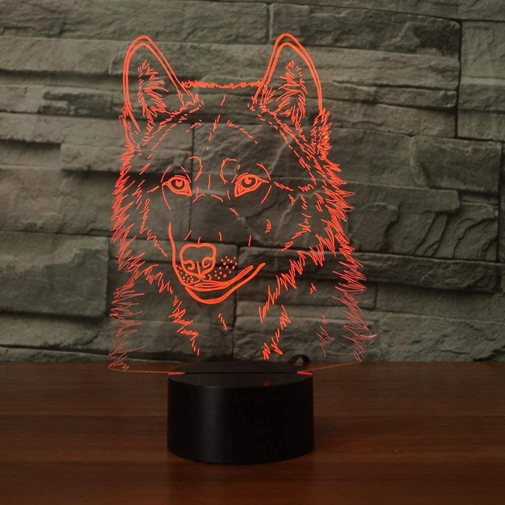 Wolf Head Lamp | Wolf-Horde head alpha