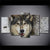 Wolf Head Painting | Wolf-Horde-Small-
