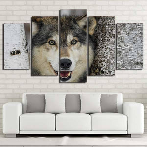 Wolf Head Painting | Wolf-Horde-Small-