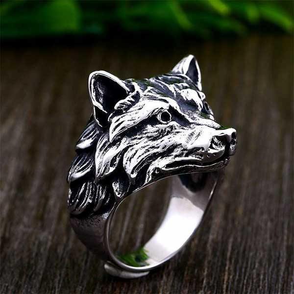 Wolf Head Ring Buy | Wolf-Horde-54mm-