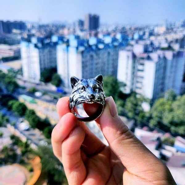 Wolf Head Ring Buy | Wolf-Horde-54mm-