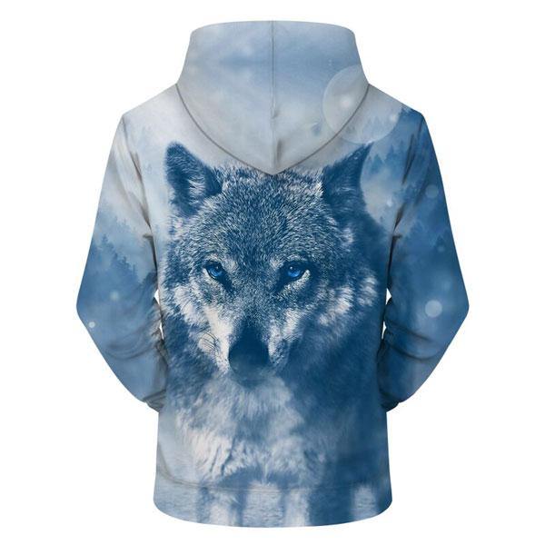 Wolf Hoodie Blue | Wolf-Horde