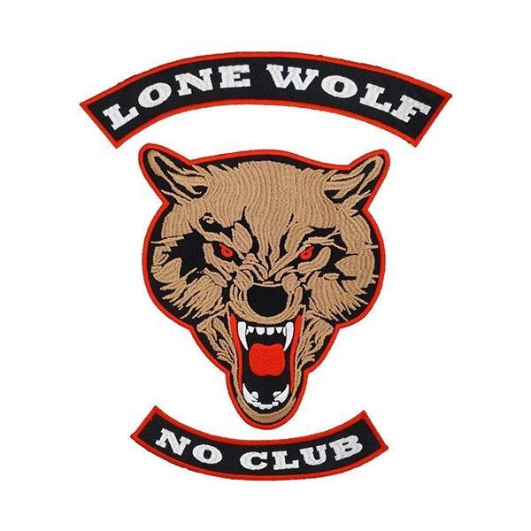 Wolf Iron on Patch | Wolf-Horde-Lone Wolf-