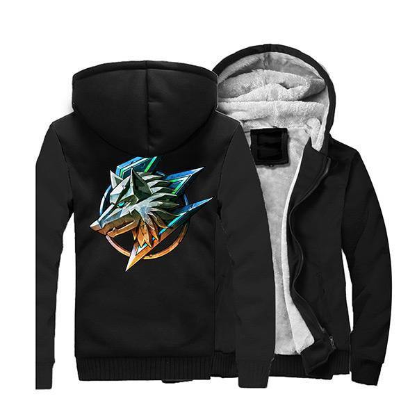 Wolf Jacket With Head | Wolf-Horde Black