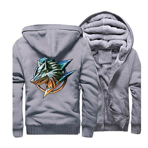 Wolf Jacket With Head | Wolf-Horde Grey