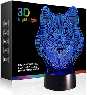 Wolf Led Lamp | Wolf-Horde 16 changing colors