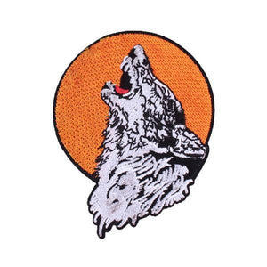Wolf Logo Patch | Wolf-Horde-wolf howling-