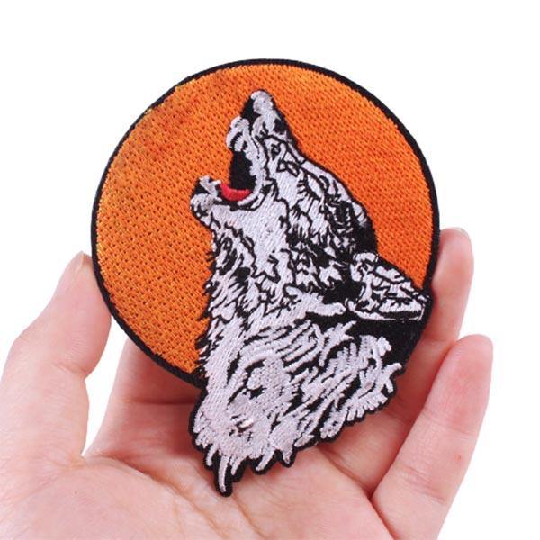 Wolf Logo Patch | Wolf-Horde-wolf howling-