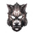 Wolf Mask Head | Wolf-Horde-Grey-