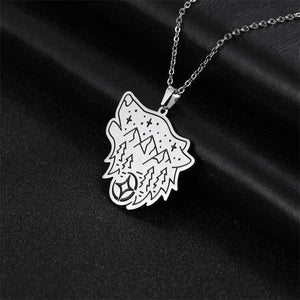 Wolf Necklace Woman | Wolf-Horde-Silver-