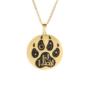 Wolf Paw Necklace | Wolf-Horde-Silver-