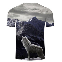 Wolf Print T Shirt | Wolf-Horde