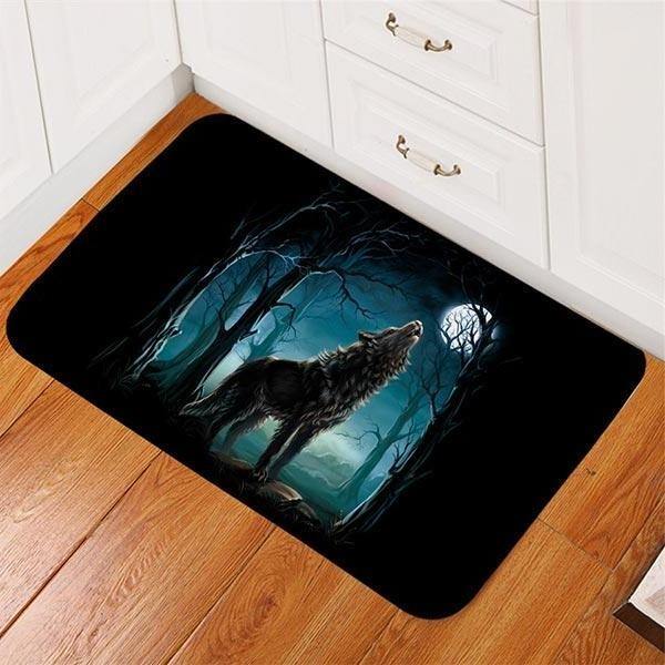 Wolf Rug Howling Nocturnal | Wolf-Horde-40x60cm-
